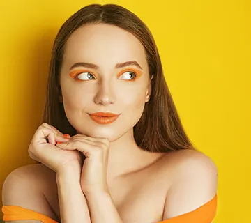 Le make-up orangé